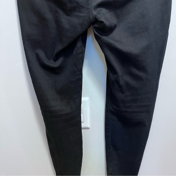 J Brand Black Distressed Skinny Jeans  Raw Hem Size 31 - Picture 10 of 15